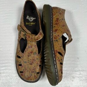 Dr. Martens Vintage Floral Cesca Cut-Out T-Bar EU 39/US 8